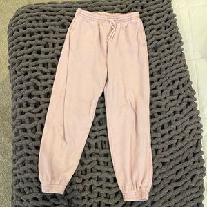 pink sweatpants